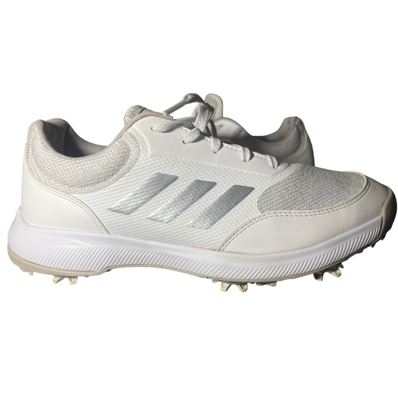 adidas Other - Adidas Tech Response 2.0 Golf Shoes Mens 10 White Grey Spiked FW2221